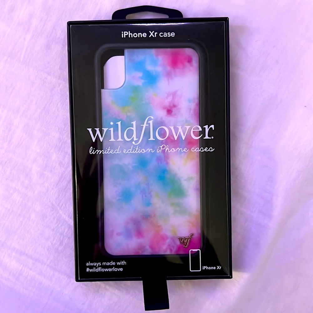 Tie dye wild flower case (iPhone XR)
